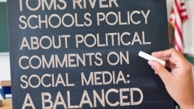 Toms River Schools Policy About Political Comments on Social Media